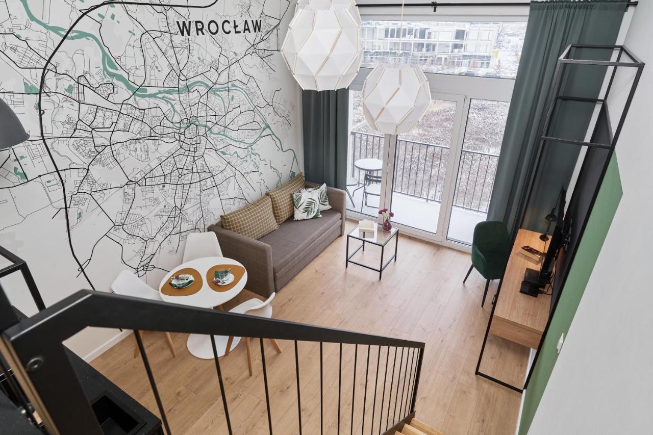 Mezzanine Studio Apartments Zarembowicza Wroclaw Airport By Renters المظهر الخارجي الصورة