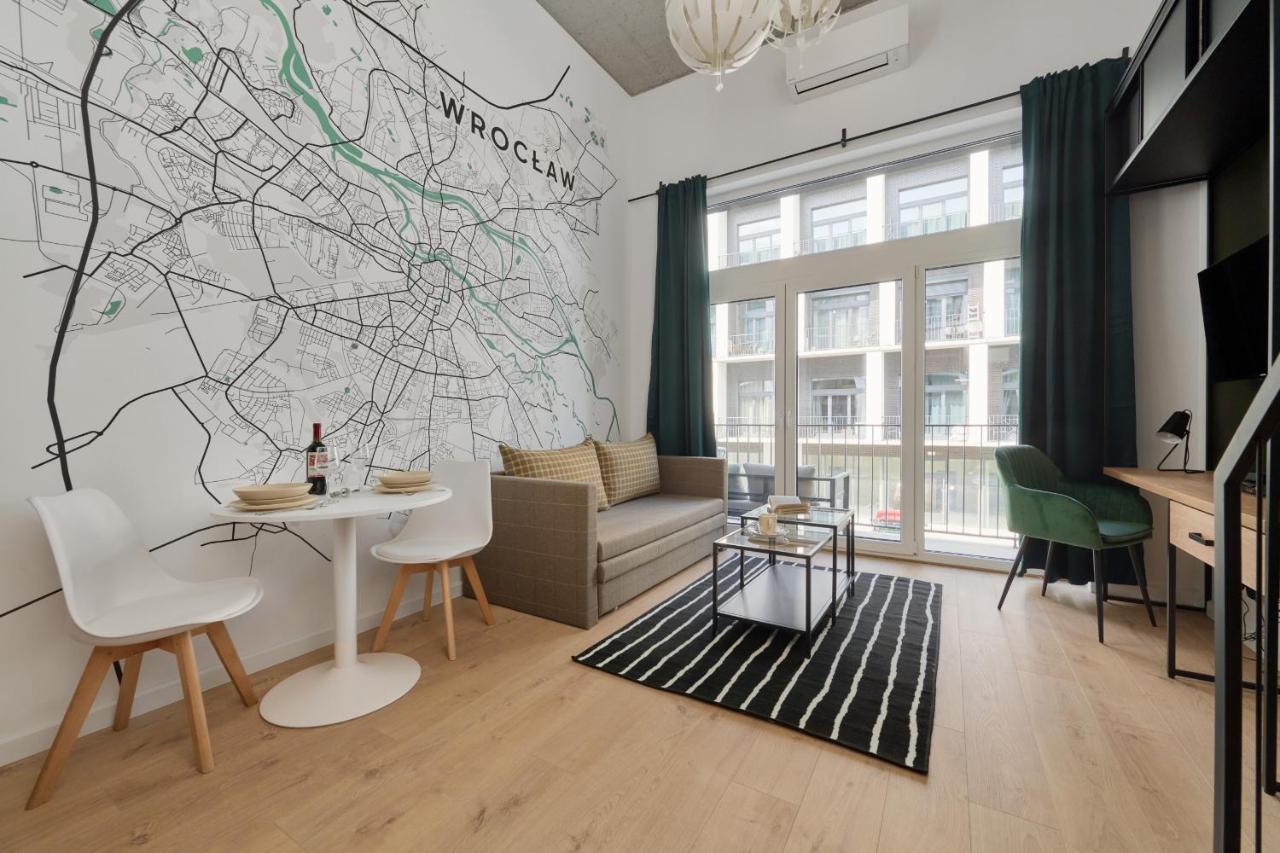 Mezzanine Studio Apartments Zarembowicza Wroclaw Airport By Renters المظهر الخارجي الصورة